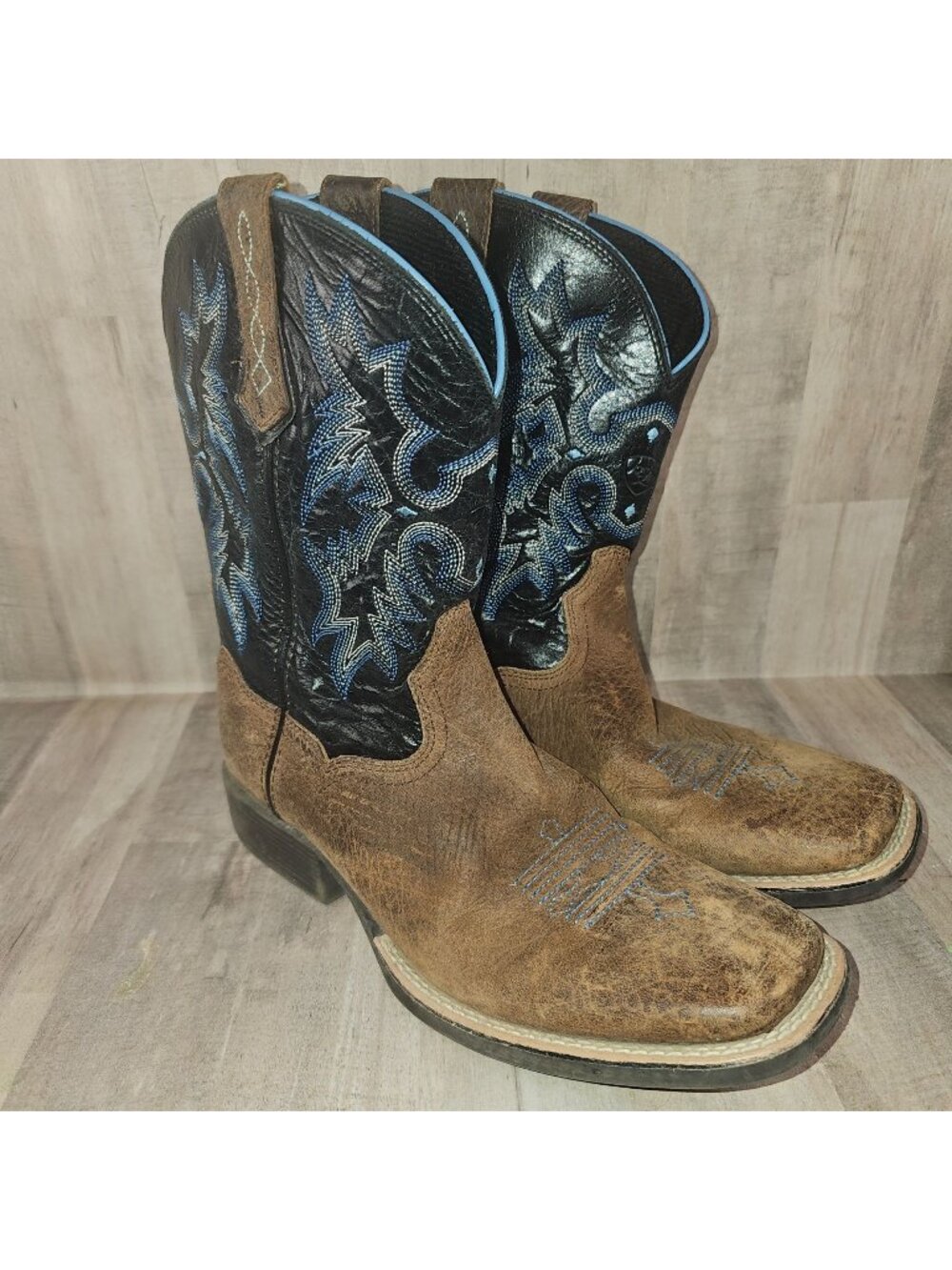 Ariat Kids Boots Size 4 (EU 35.5) Cowboy Western Rodeo Boy Girl
